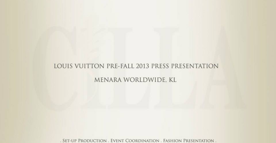 Louis Vuitton Pre-Fall Women's Press Presentation